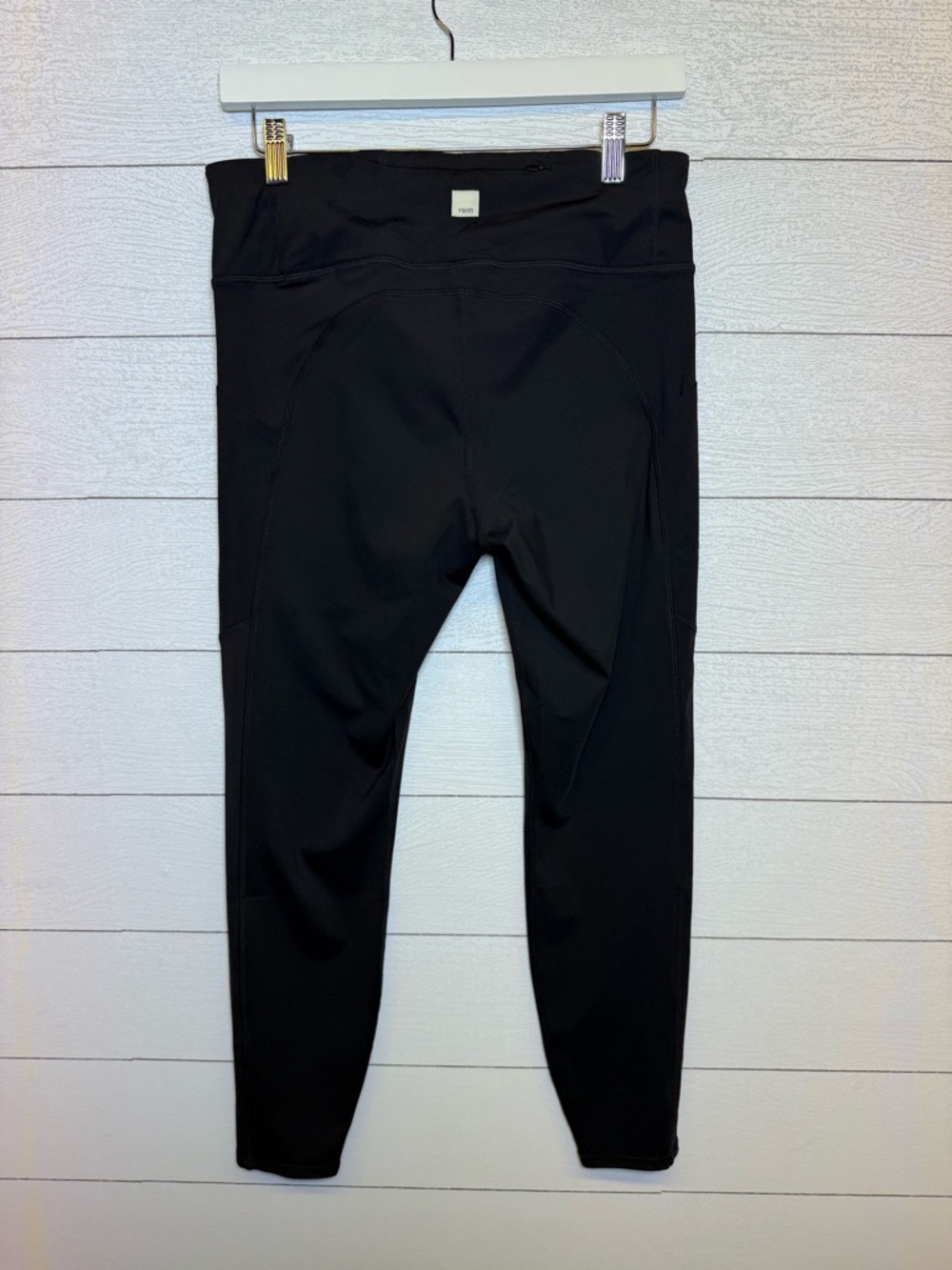 Vuori Stride Black High-Rise Performance Leggings with side pockets  Size Large - Picture 3 of 12